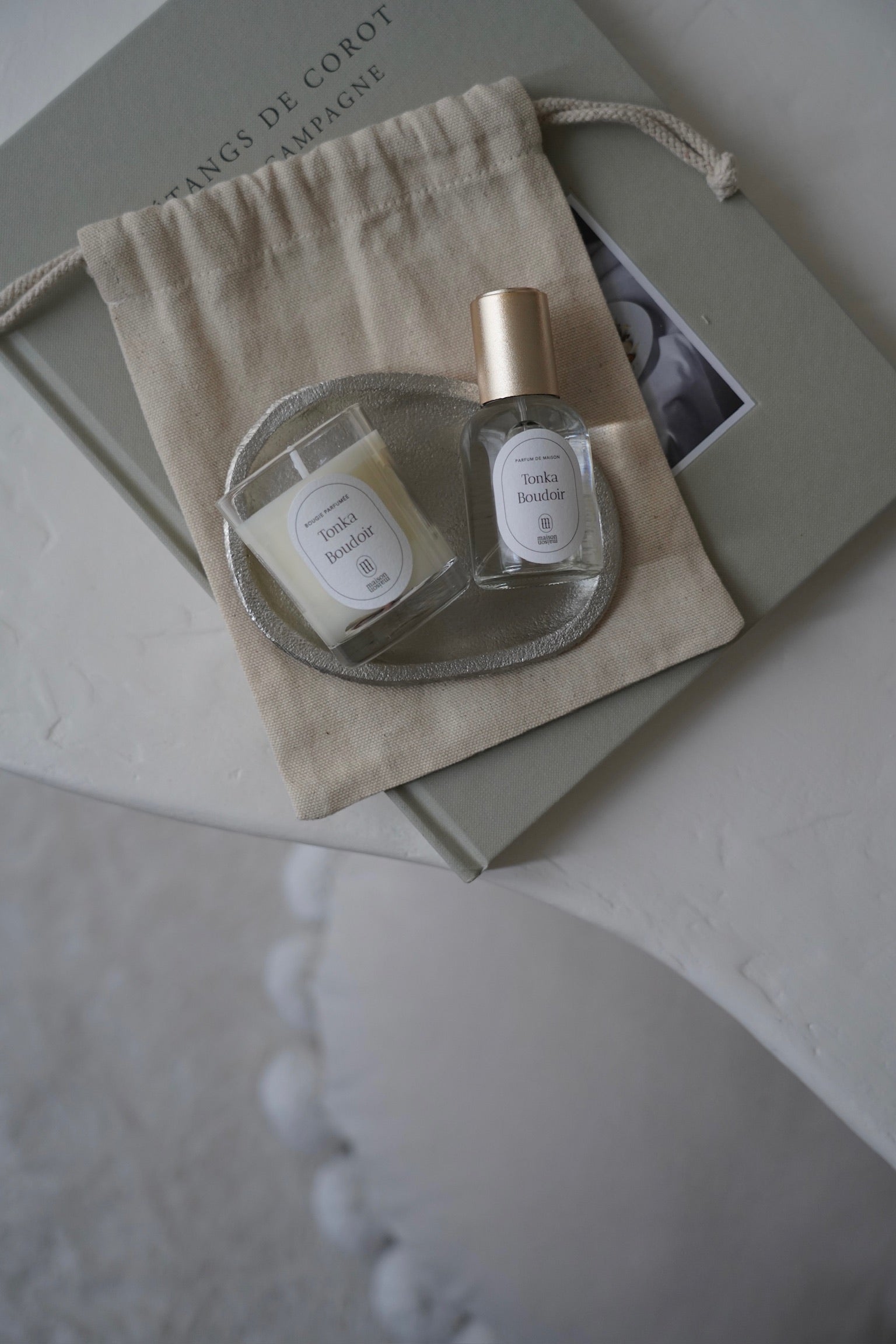 Set Bougie et parfum de maison "Tonka Boudoir"