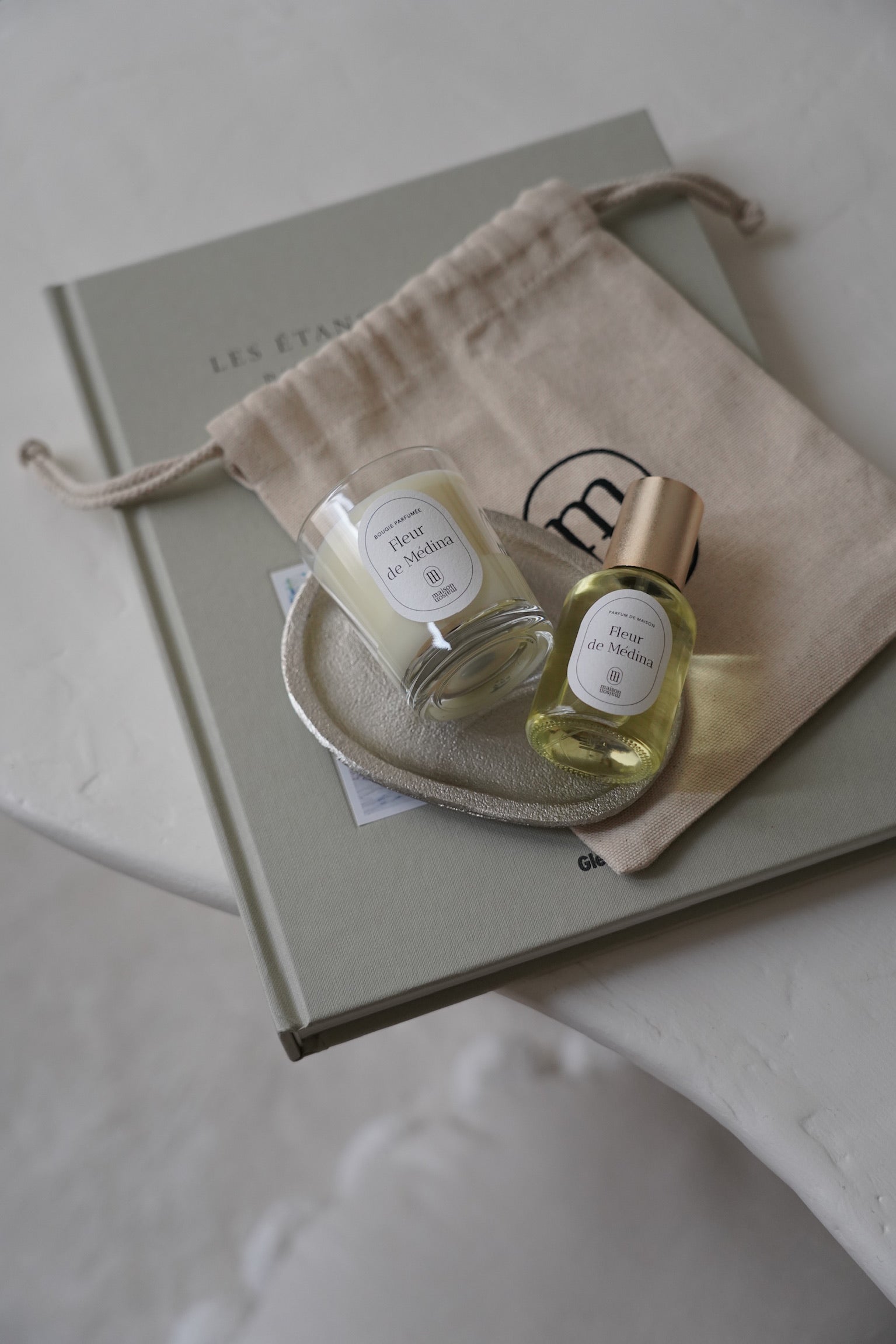 Set Bougie et parfum de maison "Fleur de Medina"