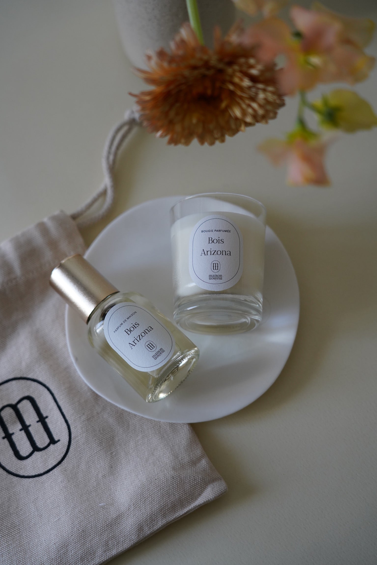 Set Bougie et parfum de maison "Bois Arizona"