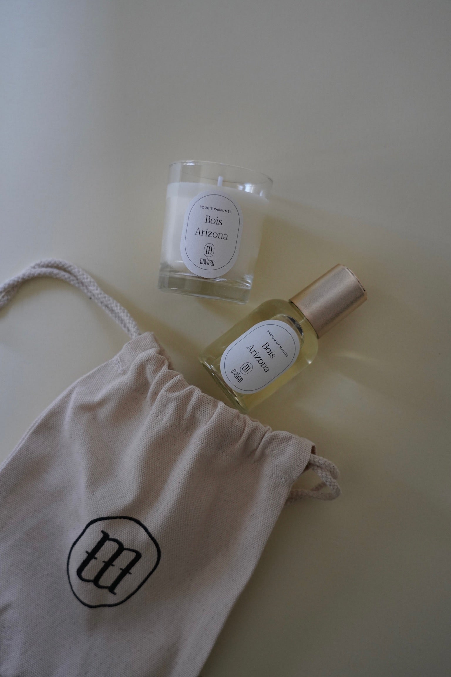 Set Bougie et parfum de maison "Bois Arizona"