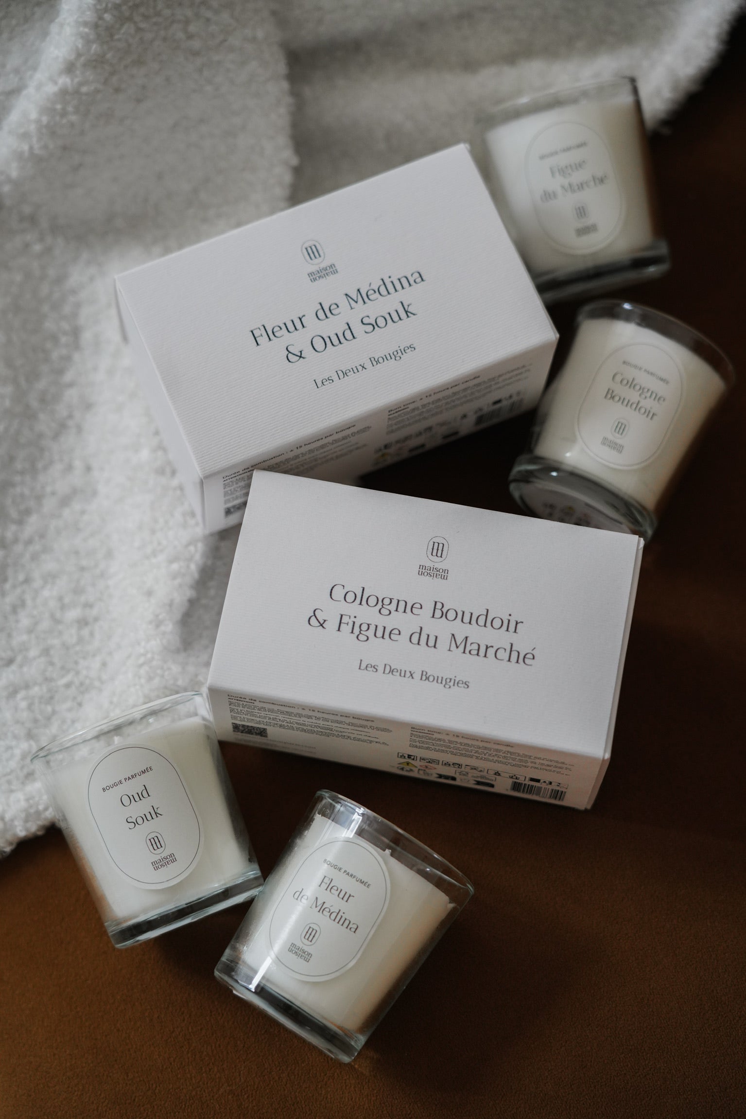 Les 2 coffrets de Deux Bougies