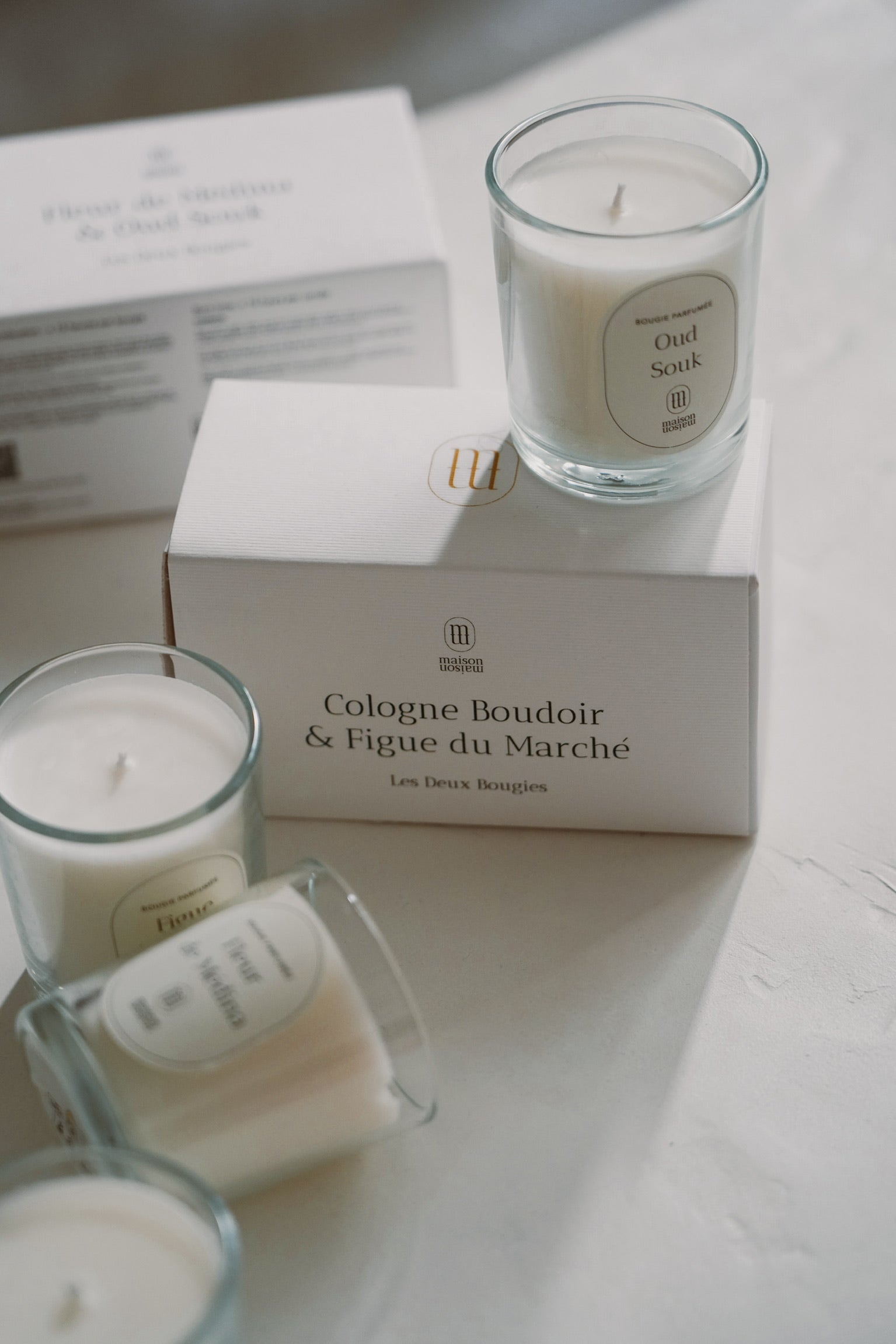 Les 2 coffrets de Deux Bougies